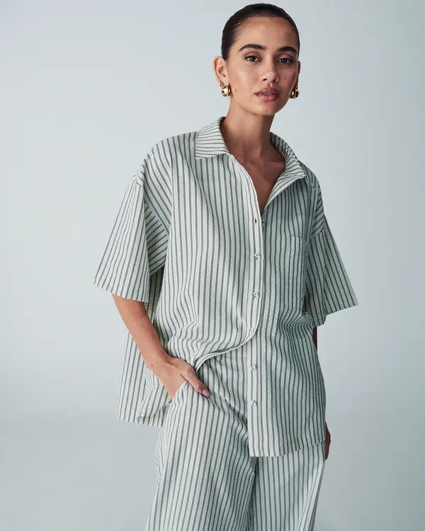 St MRLO St MRLO Bluza 'Kady'  crna / bijela