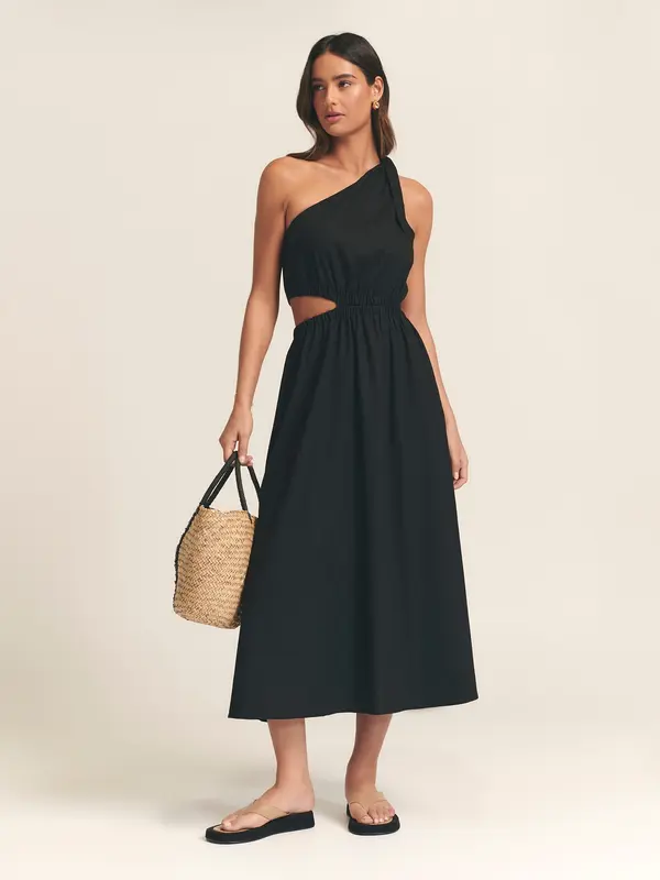 St MRLO St MRLO Haljina 'AMILE MIDI DRESS'  crna