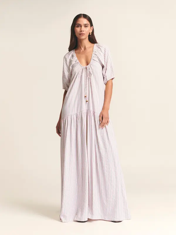 St MRLO St MRLO Haljina 'Florence'  zelena / pastelno roza