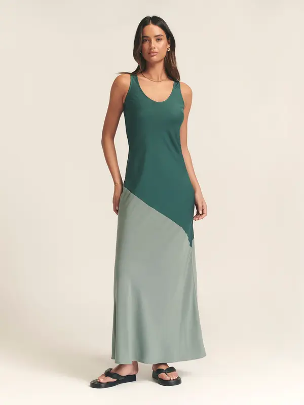 St MRLO St MRLO Haljina 'LENNOX SLIP DRESS'  zelena