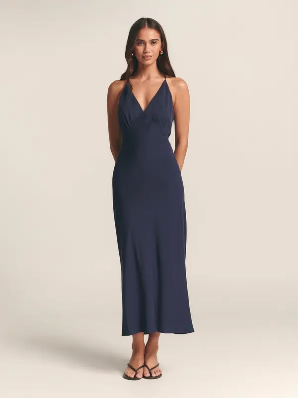 St MRLO St MRLO Haljina 'LUELLA MIDI DRESS'  plava