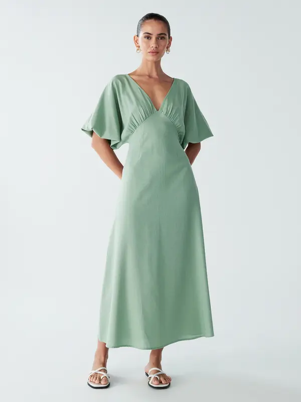 St MRLO St MRLO Haljina 'Palm'  pastelno zelena