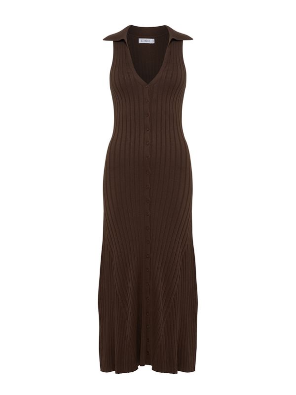 St MRLO St MRLO Pletena haljina 'KELSY'  čokolada