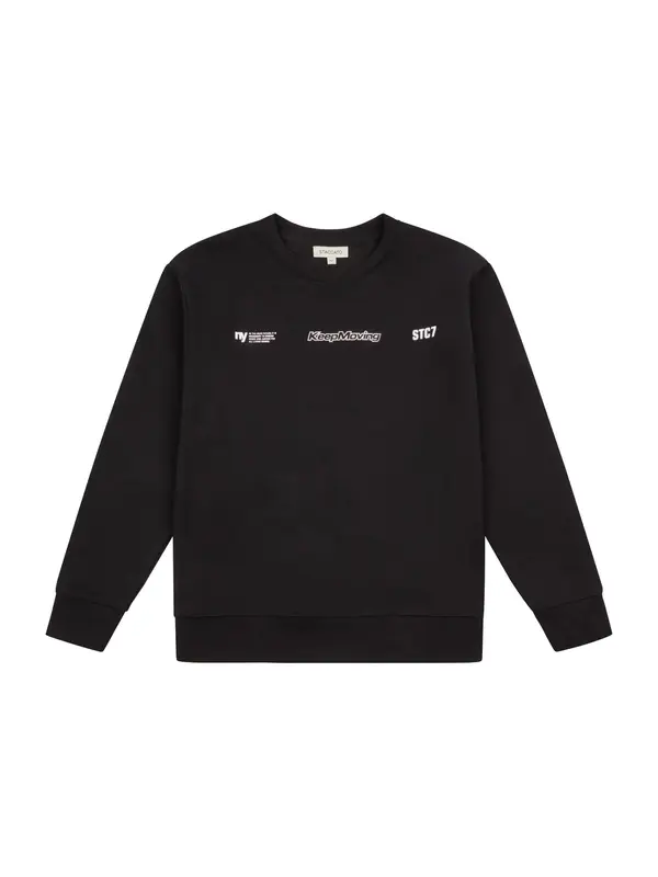 STACCATO STACCATO Sweater majica  crna / bijela
