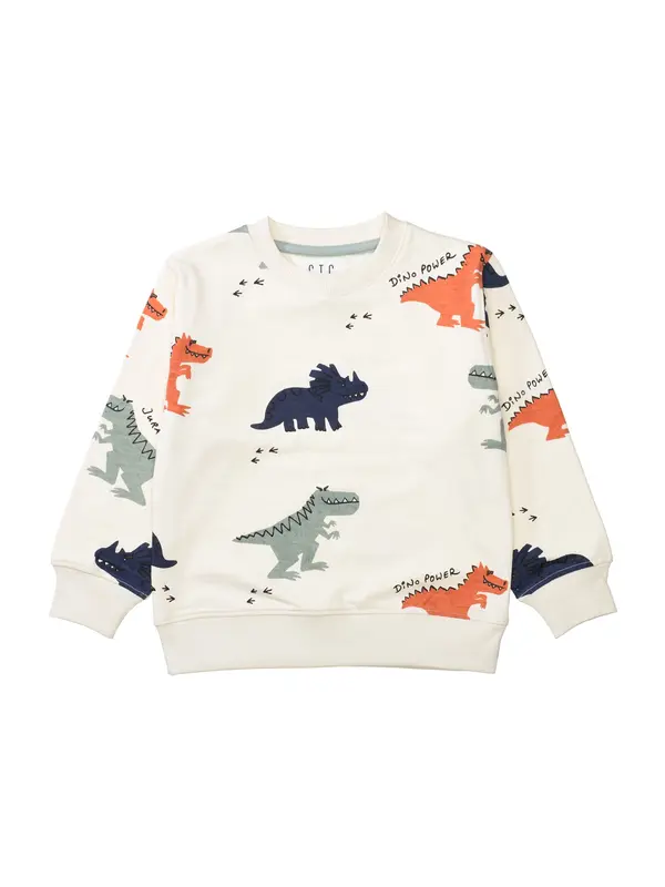 STACCATO STACCATO Sweater majica  mornarsko plava / siva / koraljna / bijela
