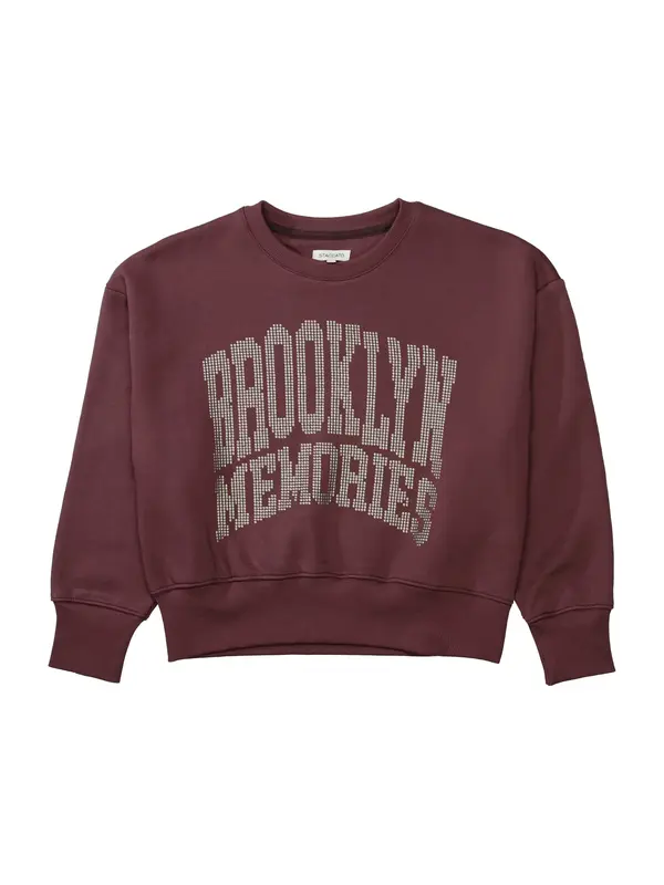 STACCATO STACCATO Sweater majica  svijetlosiva / bordo
