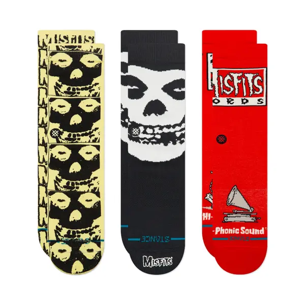 Stance Stance Čarape  pastelno žuta / crvena / crna