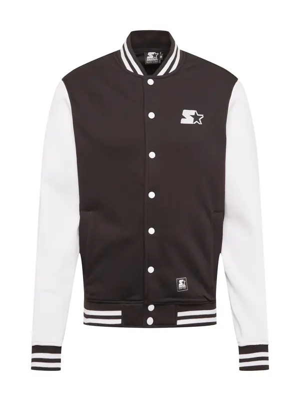 Starter Black Label Starter Black Label Prijelazna jakna  crna / bijela