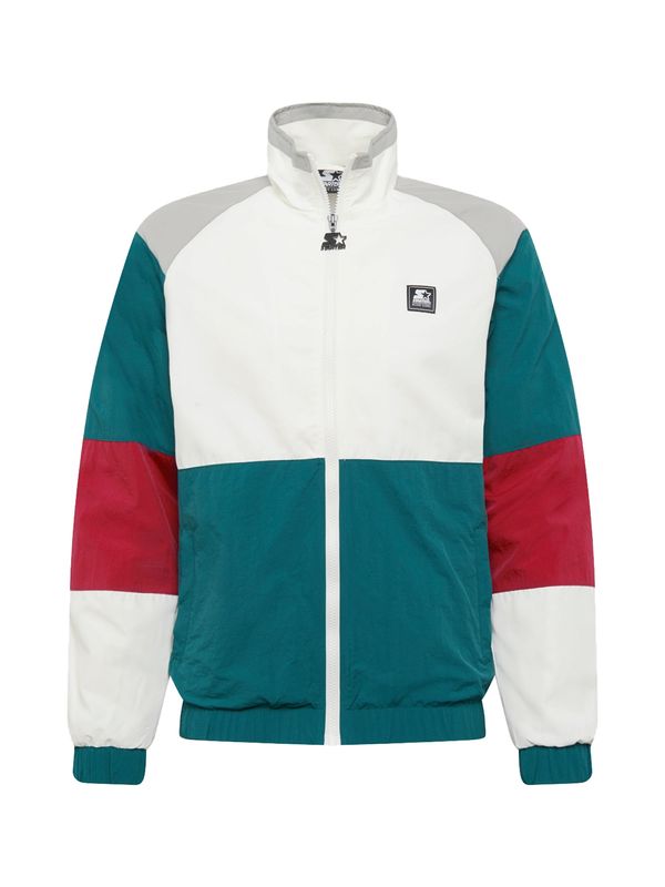 Starter Black Label Starter Black Label Prijelazna jakna  petrol / karmin crvena / bijela
