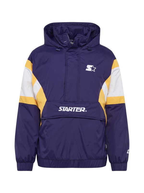Starter Black Label Starter Black Label Prijelazna jakna  žuta / tamno ljubičasta / bijela