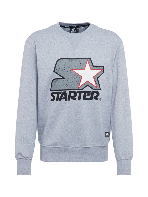 Starter Black Label Starter Black Label Sweater majica  dimno siva / svijetlosiva / narančasta / crna