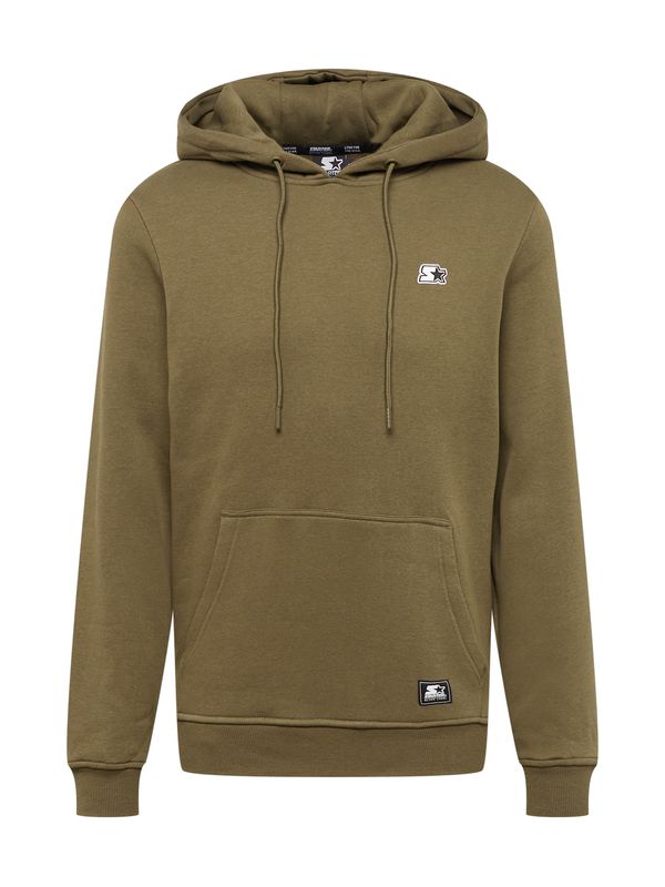 Starter Black Label Starter Black Label Sweater majica 'Essential'  maslinasta / bijela