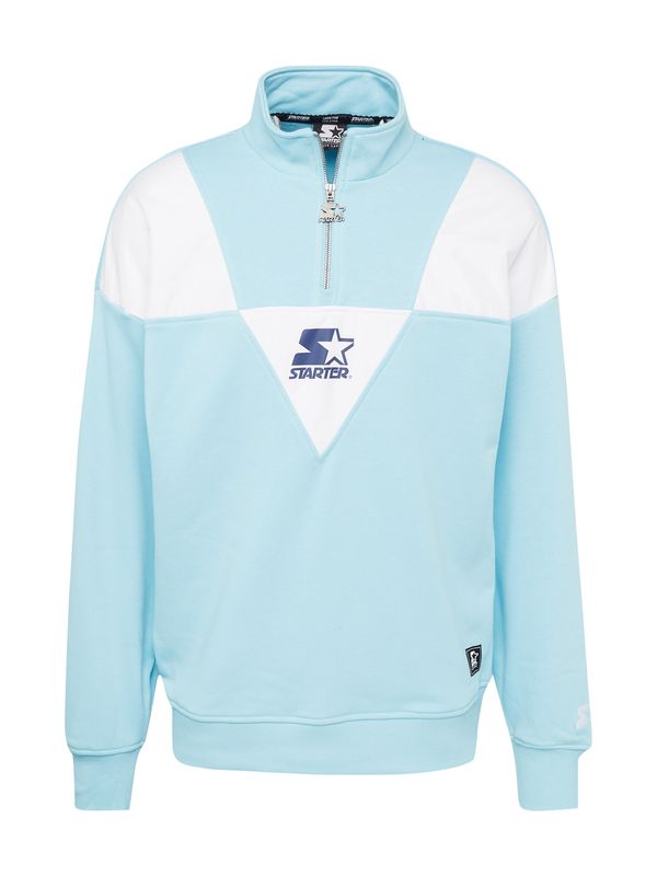 Starter Black Label Starter Black Label Sweater majica  mornarsko plava / svijetloplava / bijela