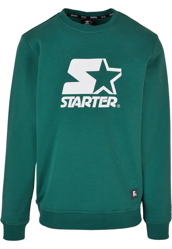 Starter Black Label Starter Black Label Sweater majica  zelena / bijela