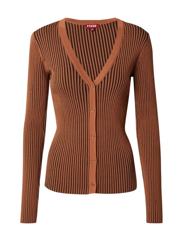 Staud Staud Kardigan 'CARGO'  konjak / crna