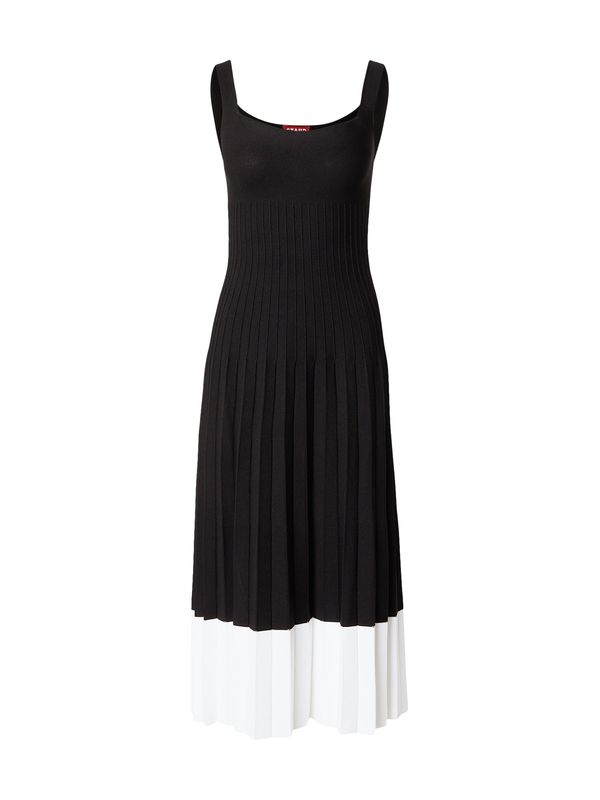 Staud Staud Pletena haljina 'ELLISON'  crna / bijela