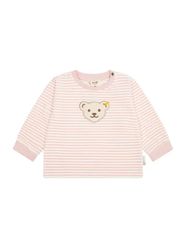 Steiff Collection Steiff Collection Sweater majica  svijetlobež / pastelno roza / prljavo bijela