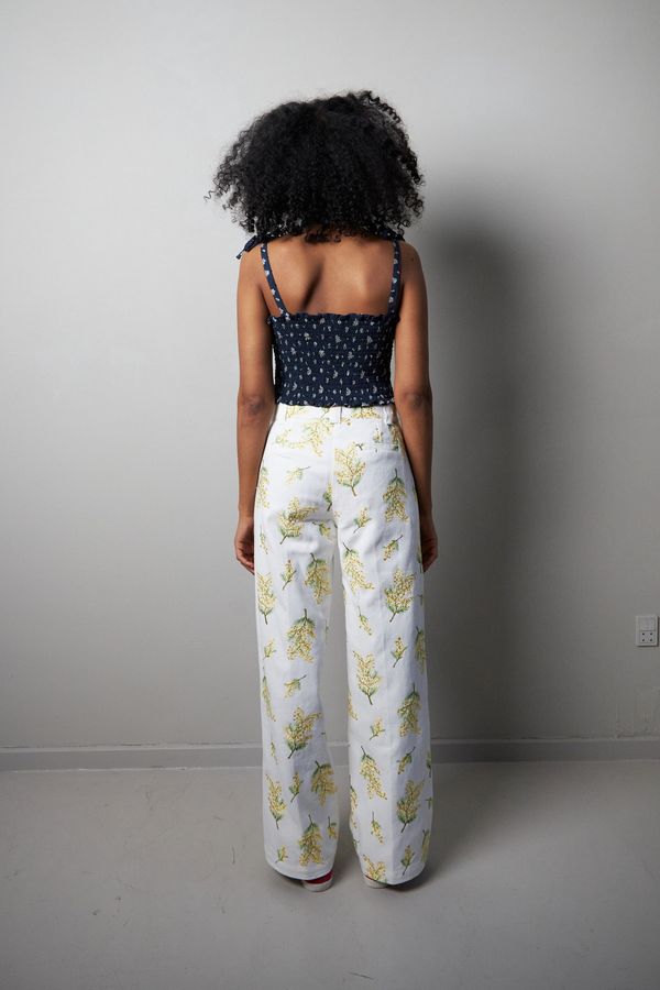 Stella Nova Stella Nova Top 'Charlotte'  toplo smeđa / noćno plava / nebesko plava