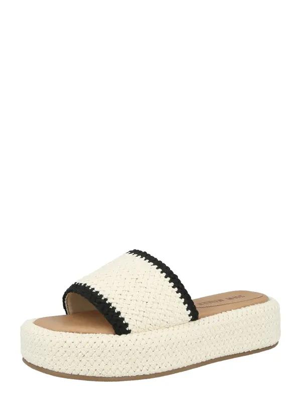 STEVE MADDEN STEVE MADDEN Natikače s potpeticom 'Beachy'  bež / crna