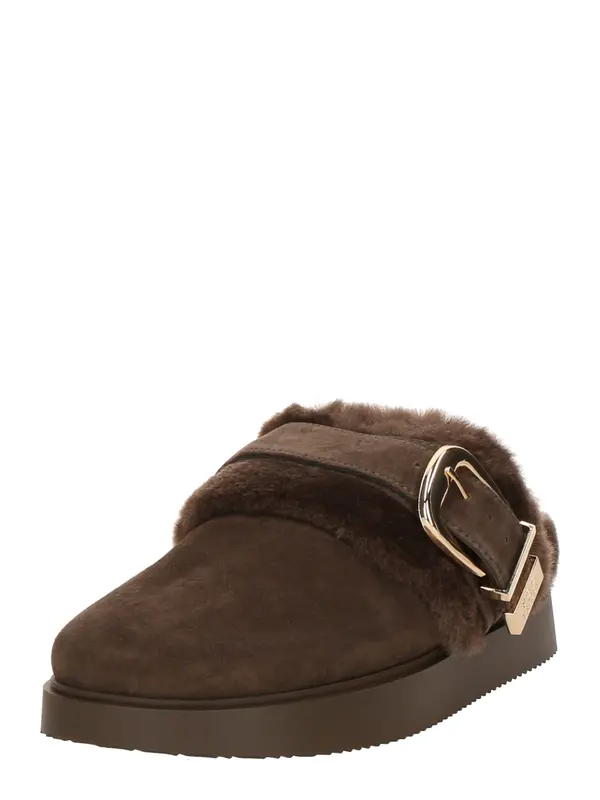 STEVE MADDEN STEVE MADDEN Natikače s potpeticom 'Cozy Up'  tamno smeđa