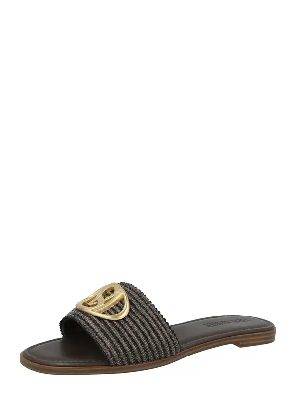 STEVE MADDEN STEVE MADDEN Natikače s potpeticom 'Kora 2.0'  tamno smeđa / zlatna