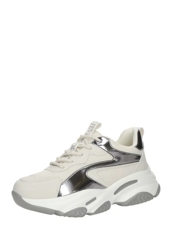 STEVE MADDEN STEVE MADDEN Niske tenisice 'Acers'  ecru/prljavo bijela / srebrno siva