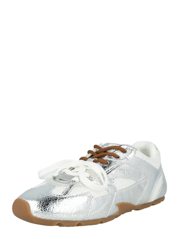 STEVE MADDEN STEVE MADDEN Niske tenisice 'Asiel'  srebro / bijela