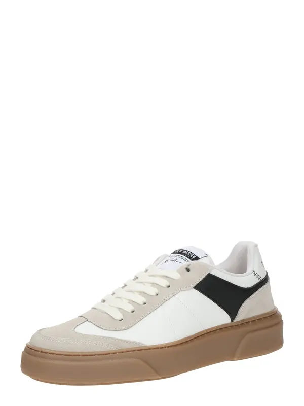 STEVE MADDEN STEVE MADDEN Niske tenisice 'Breakaway'  sivkasto bež / crna / bijela
