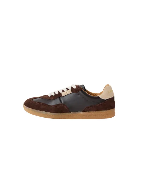 STEVE MADDEN STEVE MADDEN Niske tenisice 'Emporia'  smeđa / svijetlosmeđa / bijela