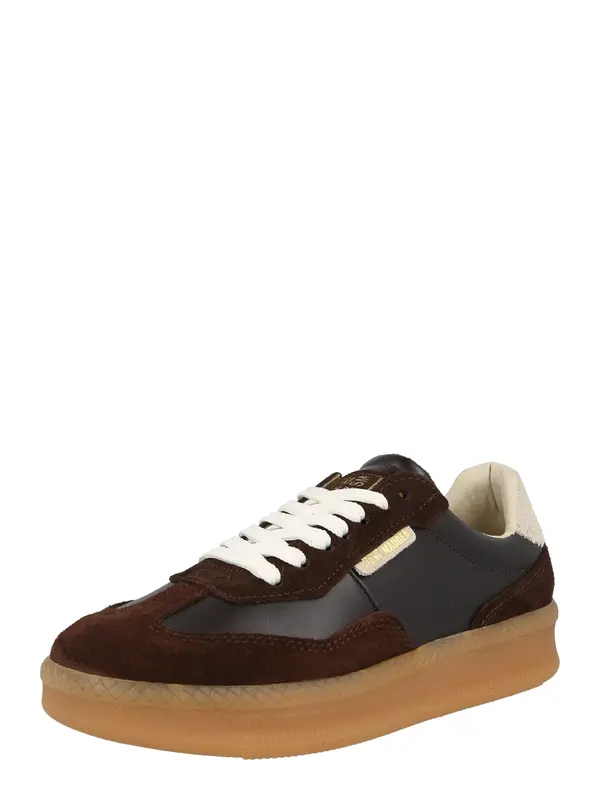 STEVE MADDEN STEVE MADDEN Niske tenisice 'Euphoria'  smeđa / crna / bijela