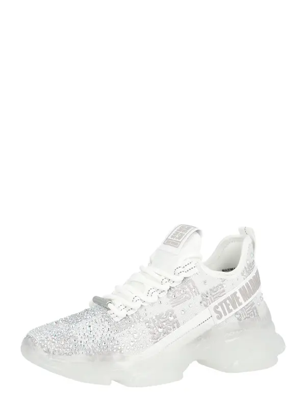 STEVE MADDEN STEVE MADDEN Niske tenisice 'Maxima'  siva / srebro / bijela