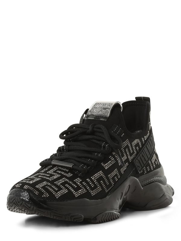 STEVE MADDEN STEVE MADDEN Niske tenisice 'Maxout'  crna / srebro