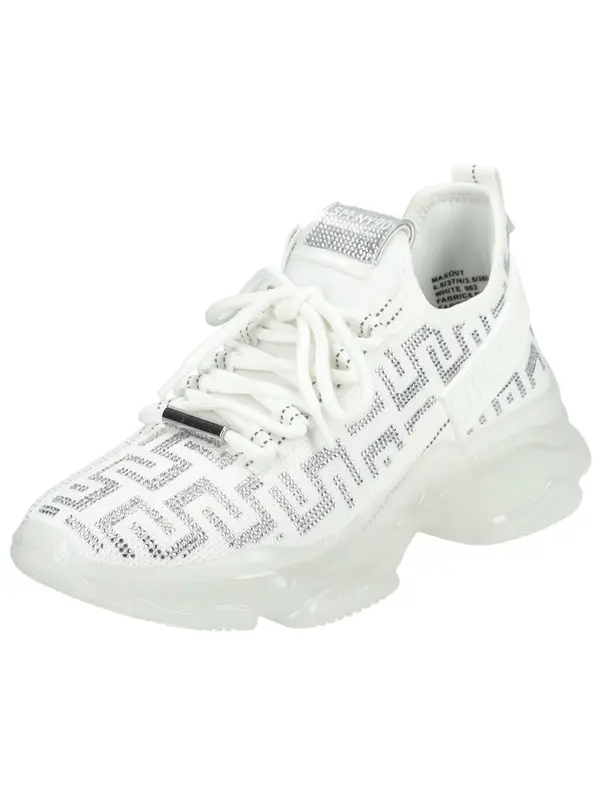 STEVE MADDEN STEVE MADDEN Niske tenisice 'MAXOUT'  srebro / bijela