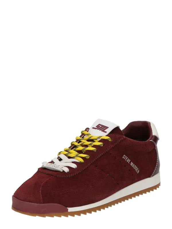 STEVE MADDEN STEVE MADDEN Niske tenisice 'Mirage'  burgund / bijela