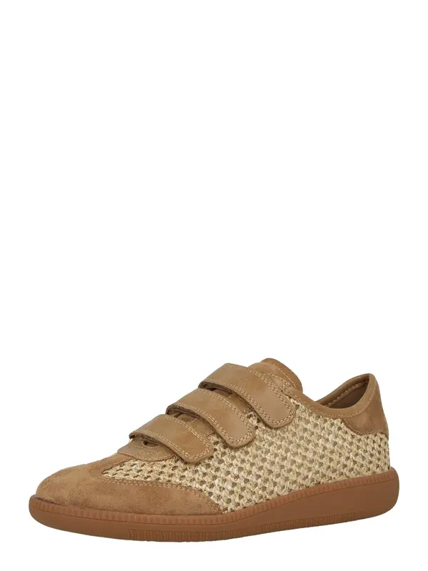 STEVE MADDEN STEVE MADDEN Niske tenisice 'Momentum'  boja devine dlake (camel) / ecru/prljavo bijela