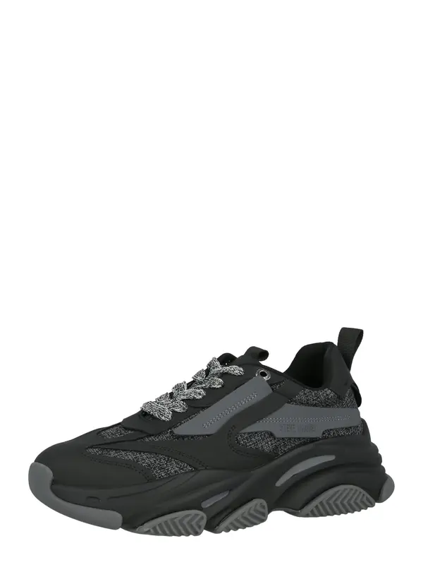 STEVE MADDEN STEVE MADDEN Niske tenisice 'Possess-3'  bazalt siva / crna