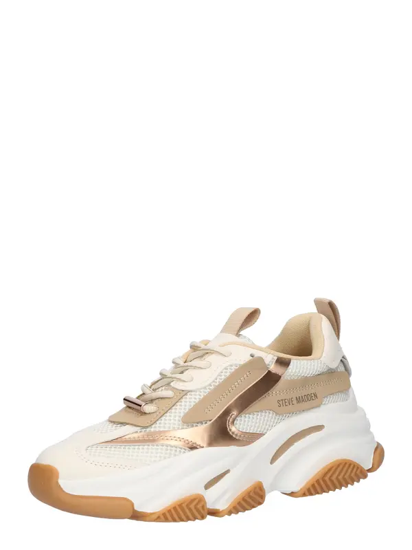 STEVE MADDEN STEVE MADDEN Niske tenisice 'POSSESSION'  boja devine dlake (camel) / zlatna / prljavo bijela