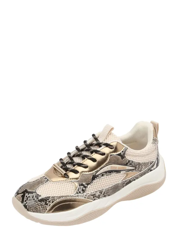 STEVE MADDEN STEVE MADDEN Niske tenisice 'Premio-E'  bež / zlatna / crna