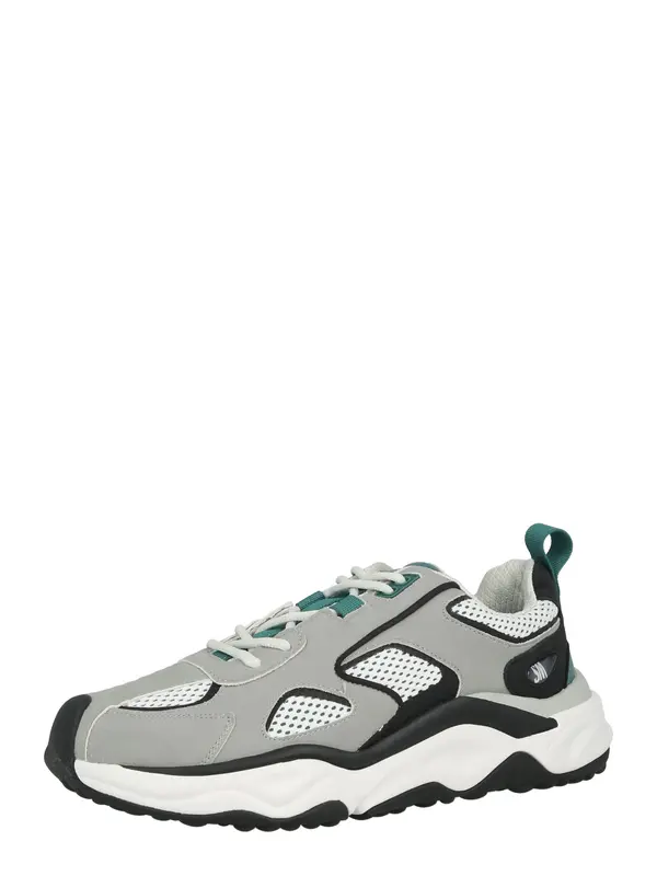STEVE MADDEN STEVE MADDEN Niske tenisice 'Serpent'  siva / crna / bijela