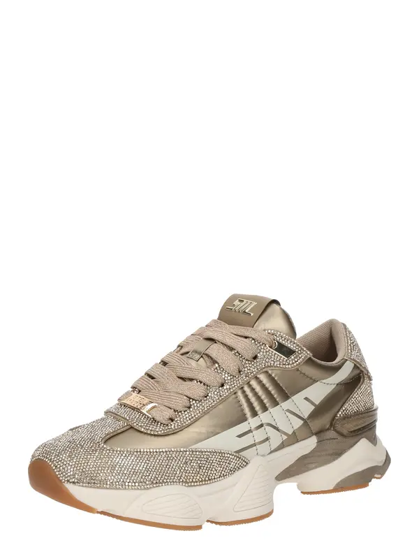STEVE MADDEN STEVE MADDEN Niske tenisice 'Setback-R'  bež / zlatna / bijela