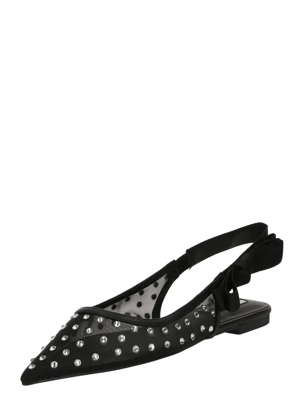 STEVE MADDEN STEVE MADDEN Otvorene balerinke 'Olyvia-R'  crna / srebro