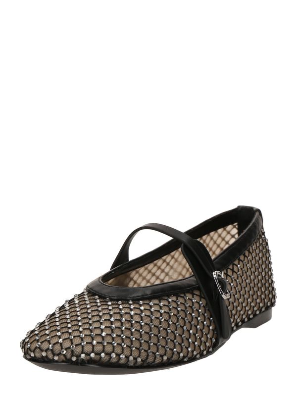 STEVE MADDEN STEVE MADDEN Otvorene balerinke 'Rejoice'  bež / crna / prozirna