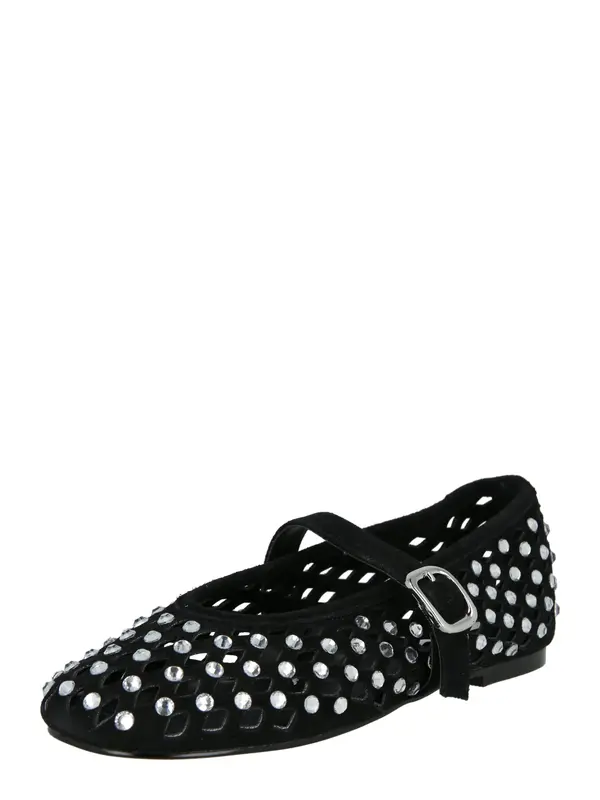 STEVE MADDEN STEVE MADDEN Otvorene balerinke 'Rerun'  crna