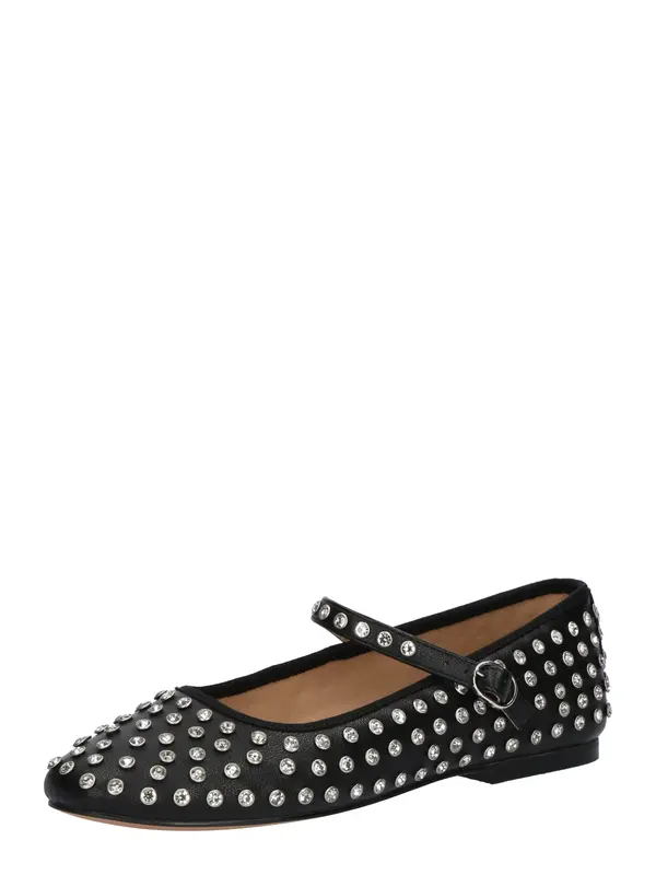 STEVE MADDEN STEVE MADDEN Otvorene balerinke 'Vinetta-R'  crna / srebro / prozirna