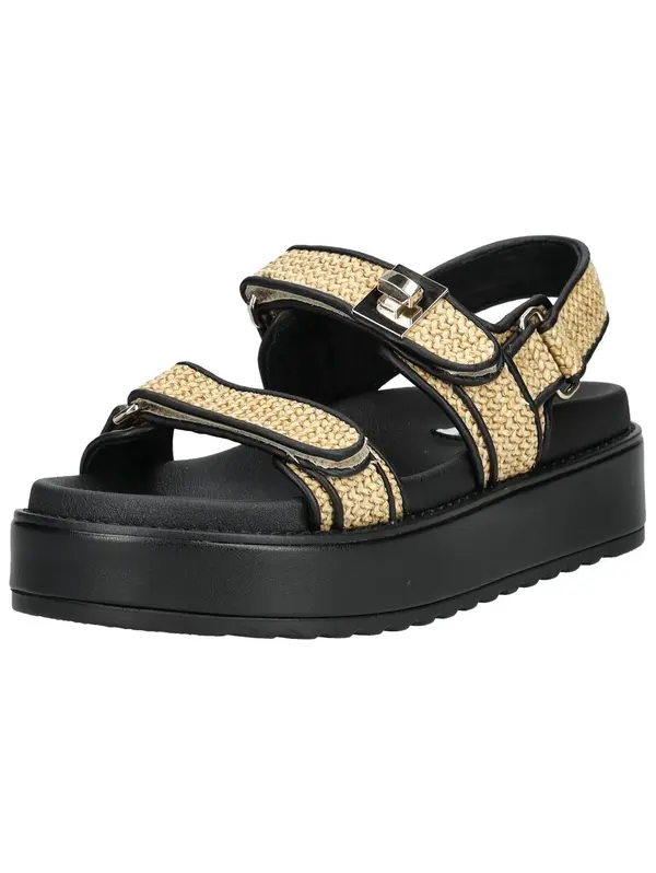 STEVE MADDEN STEVE MADDEN Sandale 'Bigmona'  šampanjac / crna