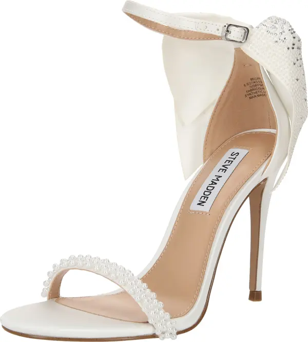 STEVE MADDEN STEVE MADDEN Sandale s remenčićima 'Bellarosa'  boja pijeska / srebro / biserno bijela