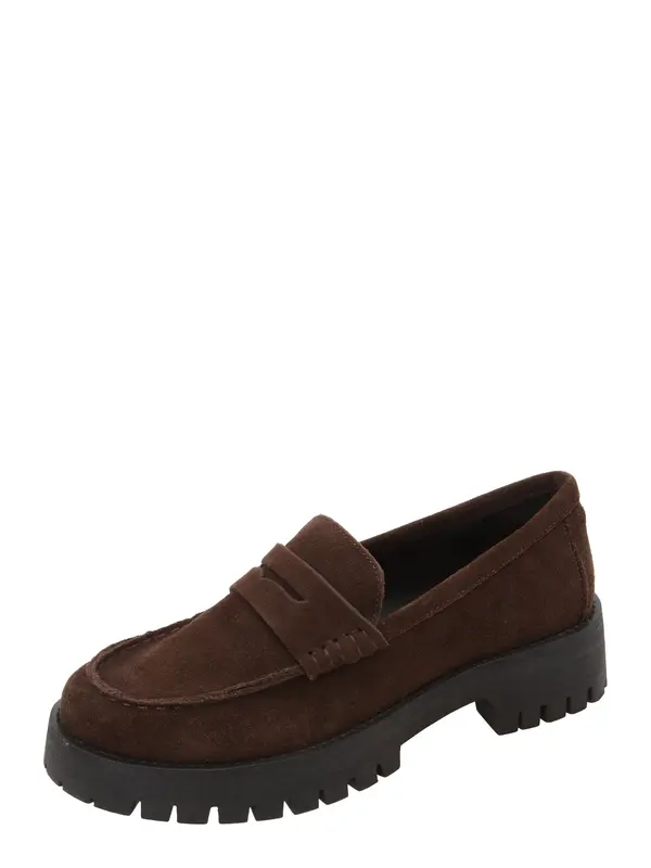 STEVE MADDEN STEVE MADDEN Slip On cipele 'Langsten'  tamno smeđa