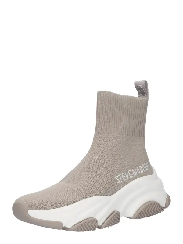 STEVE MADDEN STEVE MADDEN Visoke tenisice 'Prodigy'  taupe siva / bijela