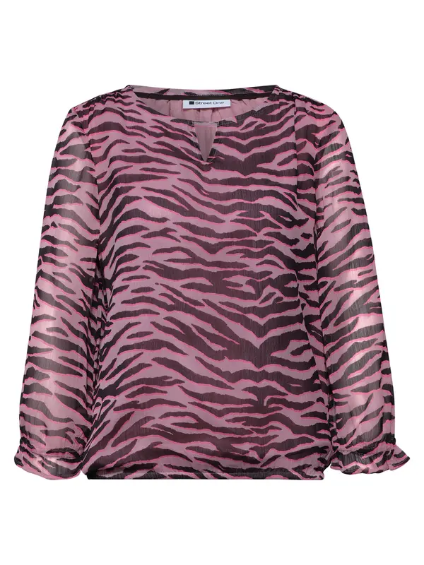 STREET ONE STREET ONE Bluza  tamno ljubičasta / roza / prljavo roza