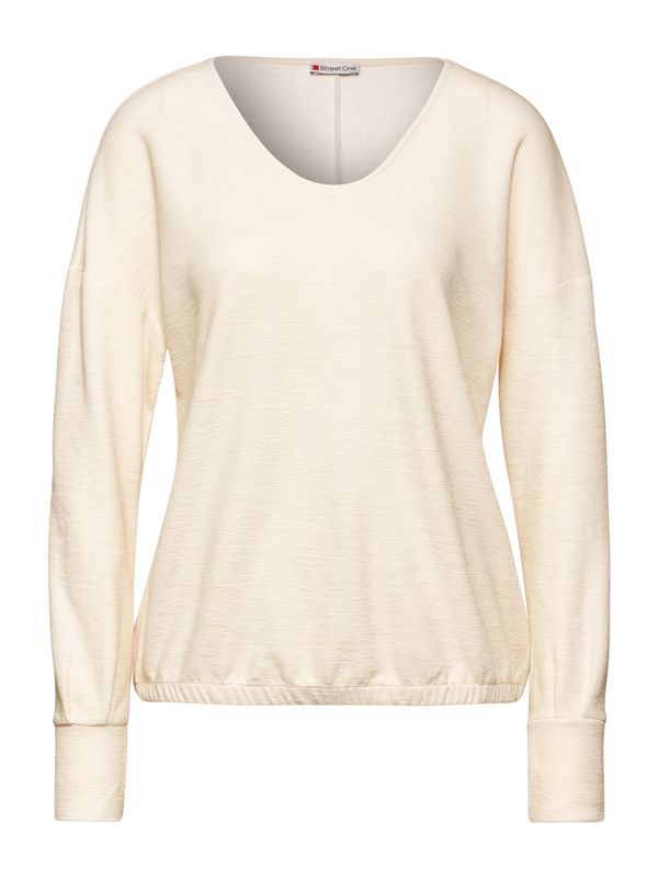 STREET ONE STREET ONE Majica  vuneno bijela